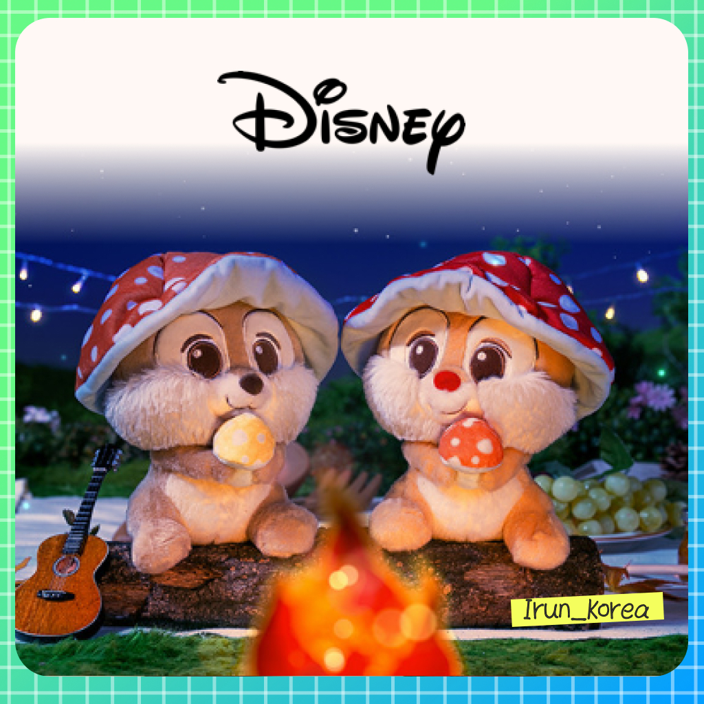 [DISNEY] ตุ๊กตา Disney Mushroom Friends Chip & Dale