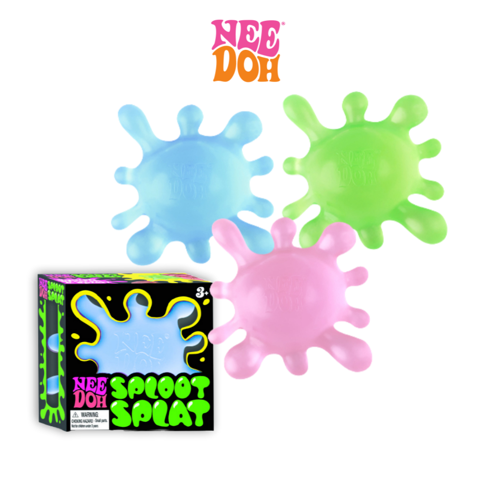 [NeeDoh] Sploot Splat ลูกบอลบีบคลายเครียด | นุ่มนิ่มเด้ง | 3 สี | ของเล่น Fidget | ของเล่นลดความเครียด สำหรับเด็กและผู้ใหญ่