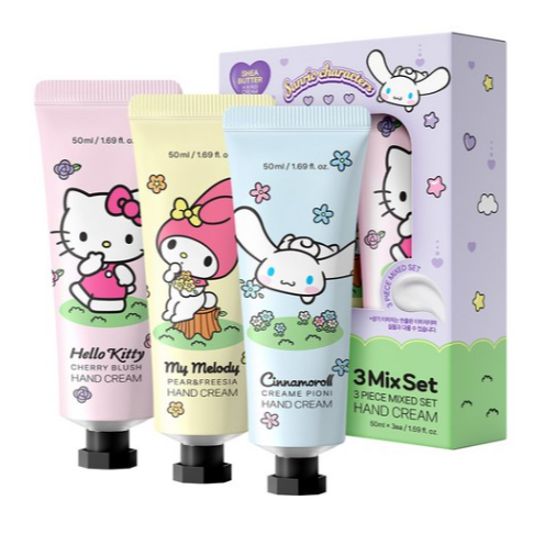 Artex Sanrio Character Hand Cream 3-Item Set