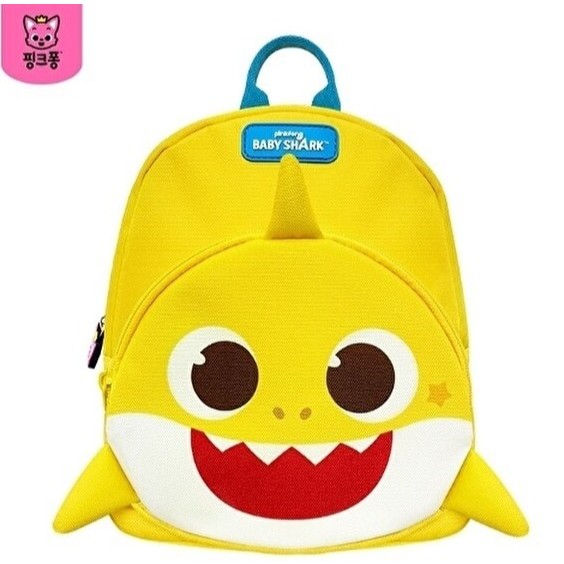 Pinkfong Baby Shark กระเป๋าเป้สะพายหลังสำหรับเด็กอนุบาล