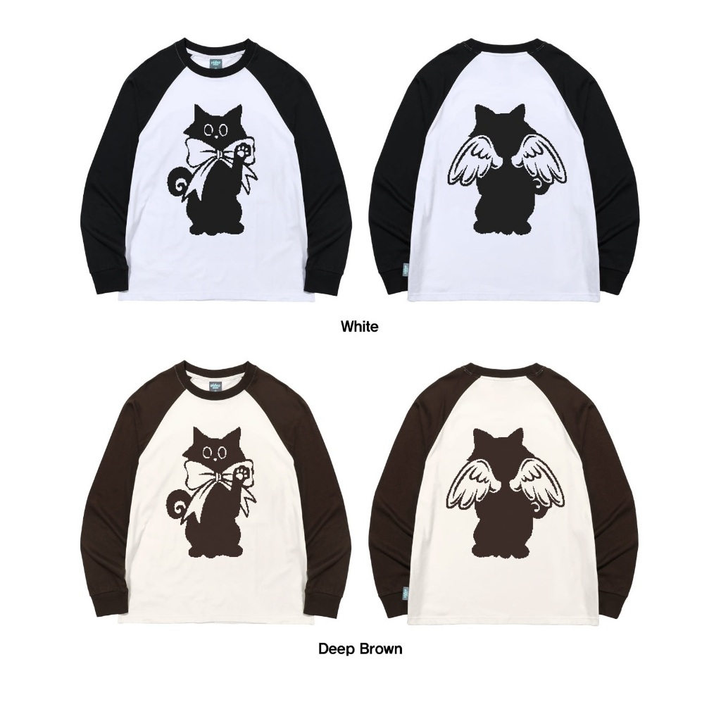 [VIDEO JOCKEY] เสื้อยืดโอเวอร์ไซส์ LS Raglan  ✈️จัดส่งจากกรุงเทพเกาหลี