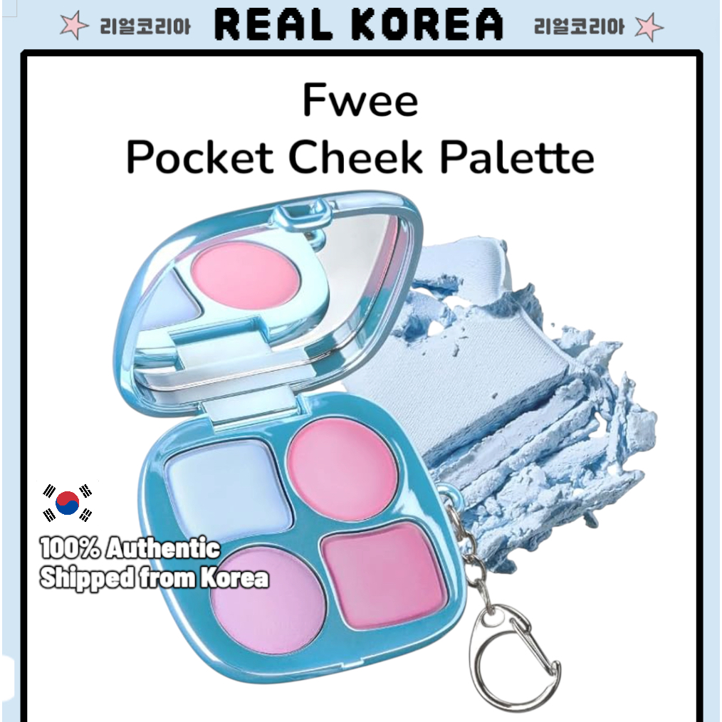 FWEE Pocket Cheek Palette 9.6g 4Colors Jelly Cheek K-Beauty