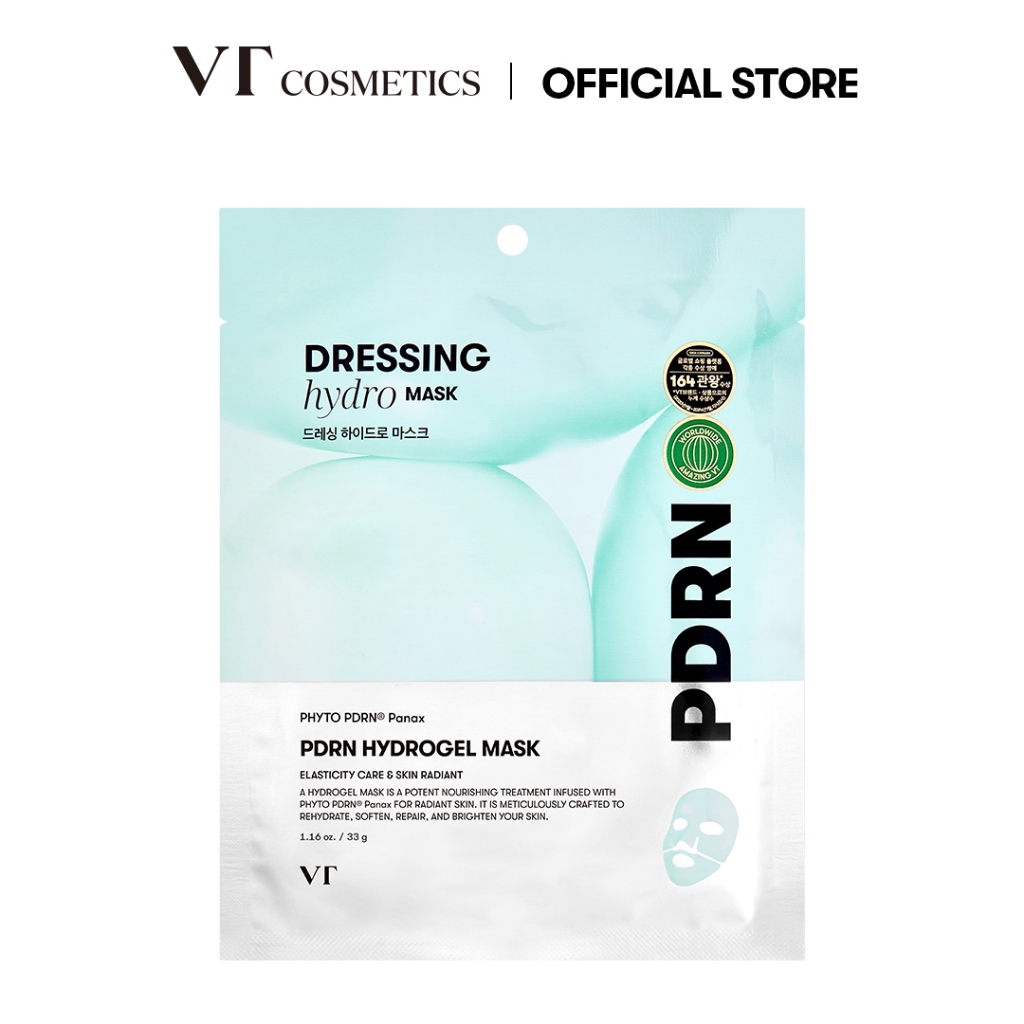 [VT] [GWP] PDRN Hydrogel Mask 2EA PDRN จากพืช การปรับปรุงริ้วรอย ดูแลกระจ่างใส [เรือธงอย่างเป็นทางการ]