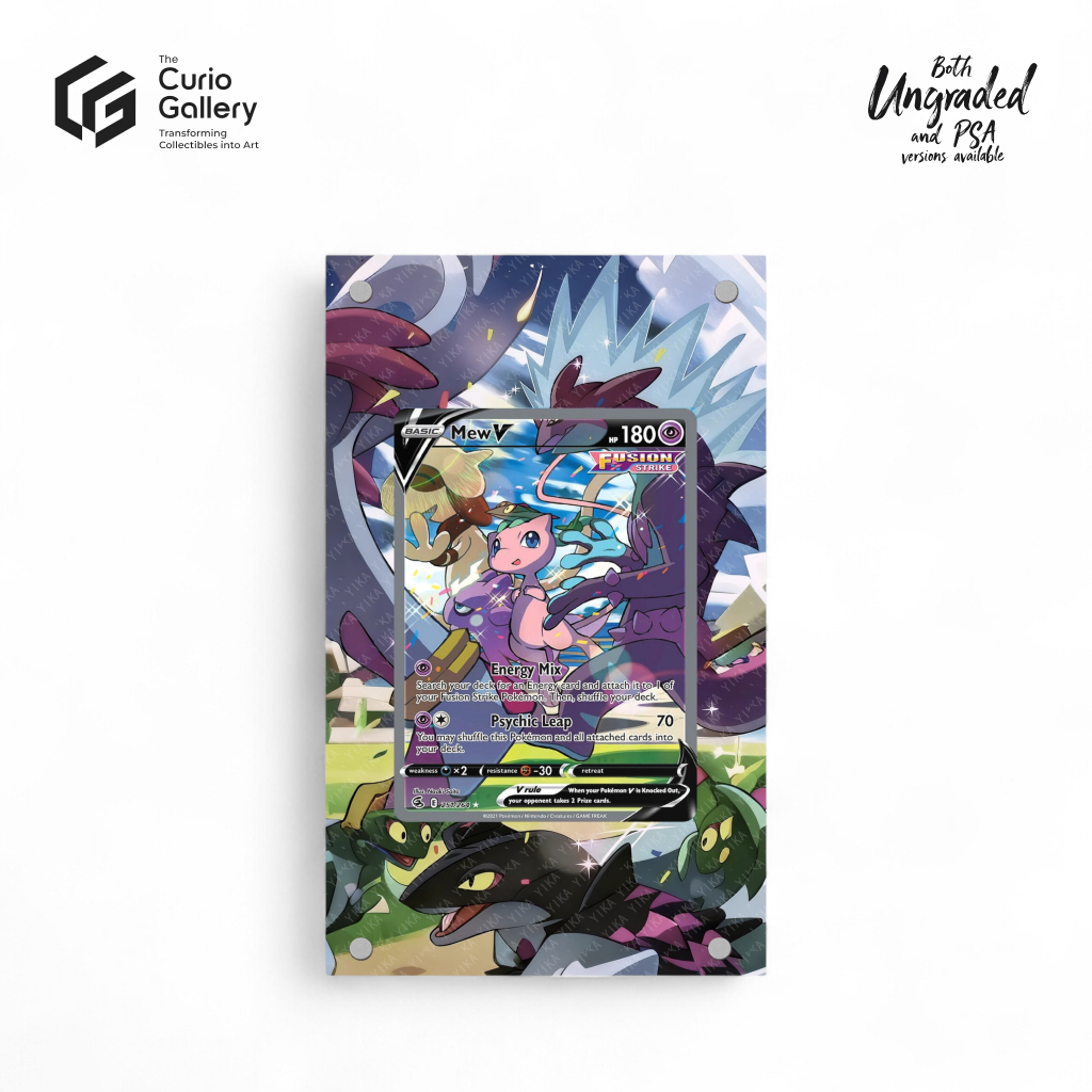 Pokemon TCG Extended Art Frame - Fusion Strike Mew V 251