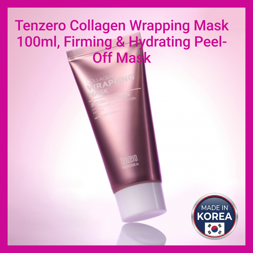 [K-Beauty] Tenzero Collagen Wrapping Mask 100ml, Firming & Hydrating Peel-Off Mask