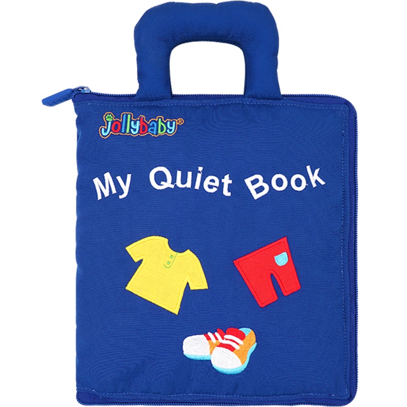 JollyBaby Montessori Soft Busy Book - หนังสือ QUIET BOOK