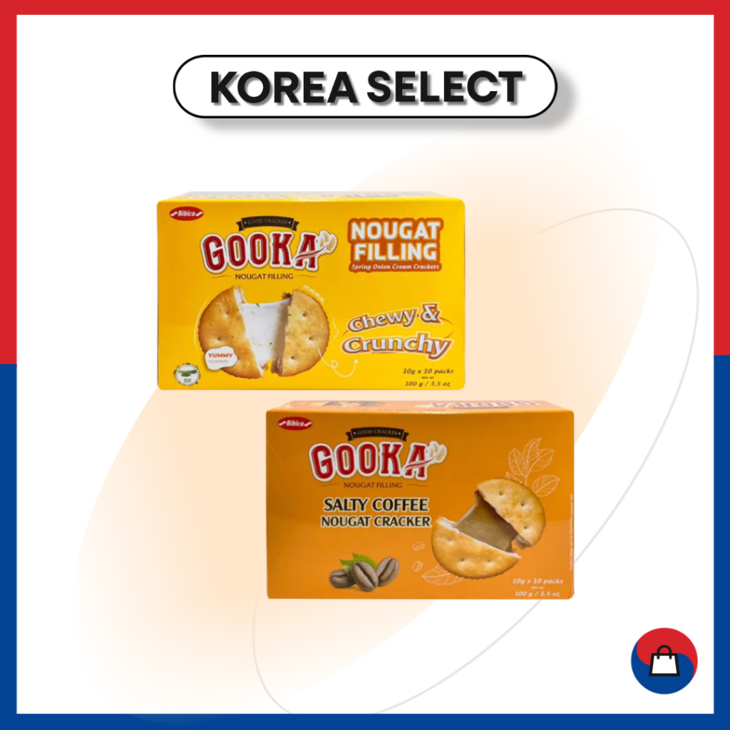 [BIBICA] Gooka Nougat Cracker 100g (กาแฟดั้งเดิม / เค็ม)