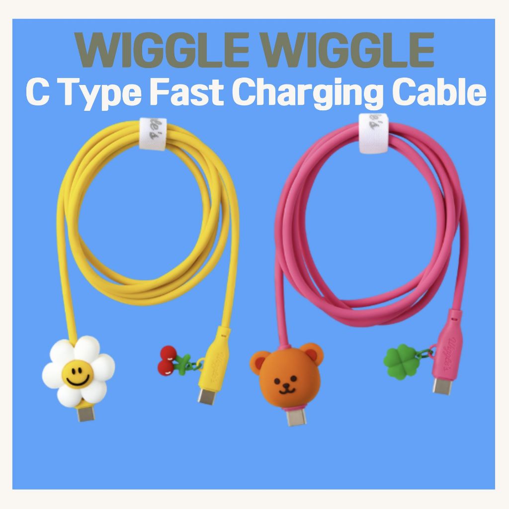 [Wiggle Wiggle] สายชาร์จ C to C/ สายชาร์จ/ สายชาร์จเร็ว C-type - จัดส่งจากกรุงเทพ