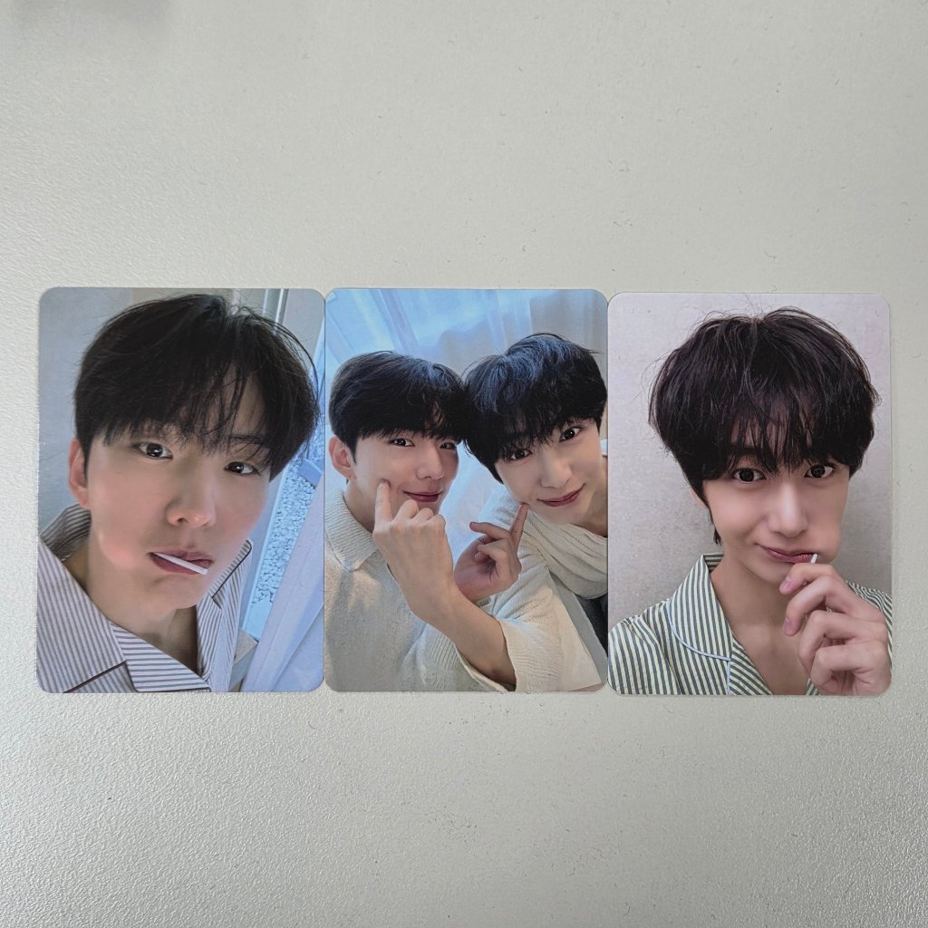 MONSTA X KIHYUN & HYUNGWON x celimax โปรโมชั่น PHOTOCARD SET - 26 APR