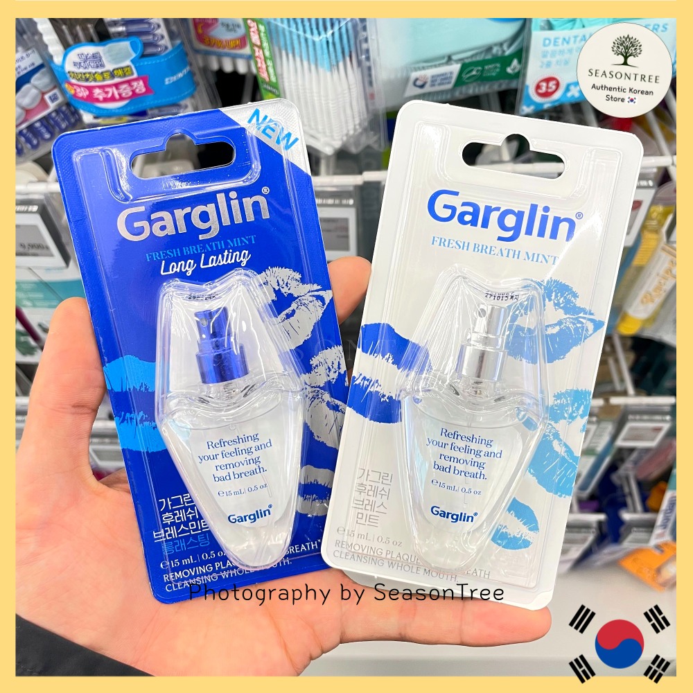 [Garglin] Fresh Breath Mint Mouthwash 15ml (มาตรฐาน / ติดทนนาน) / ขนาดพกพา