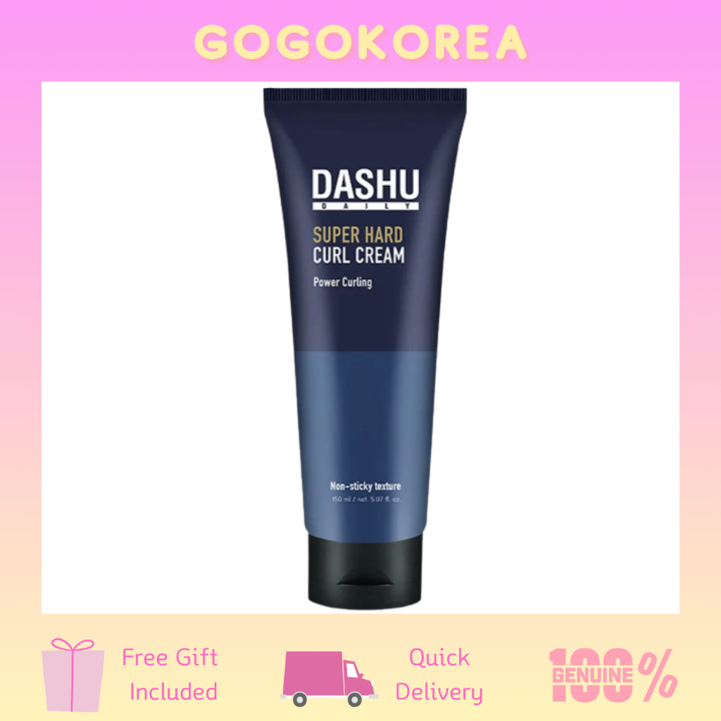 [DASHU] Daily Super Hard Curl Cream 150ml | Strong Curl Cream สําหรับผมบาง Hair Volume Hard Curl