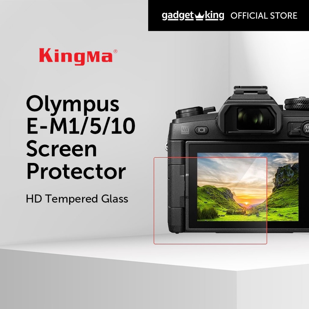 [KingMa] ตัวป้องกันหน้าจอกล้องสําหรับ Olympus E-M1/E-M5/E-M5 II/E-M5 III/E-M5 IV/E-M10/E-M10 II/E-M1