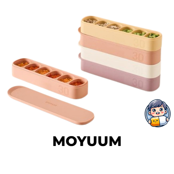[MOYUUM] Double-Sealed Silicone Cube 6 Cube(30ml), 12 Cube(20ml)