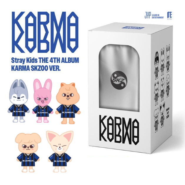 [อัลบั้มบนมือ/เปิด] STRAYKIDS THE 4TH ALBUM "KARMA" SKZOO VER MEMBER SELECT (+PHOTOCARD)