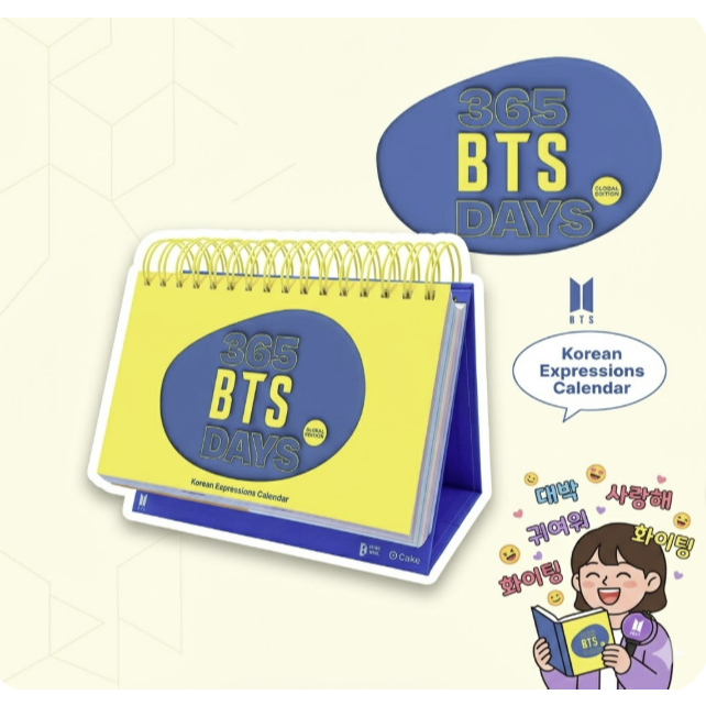 365 BTS Days Book Daily Collection หนังสือพิมพ์ลาย Lifestyle Content Collectible Edition