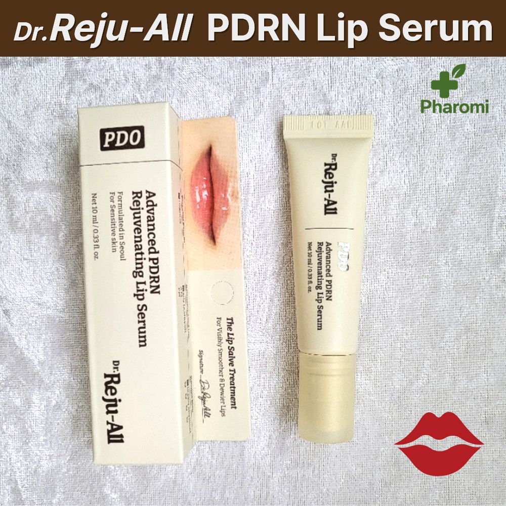 ดร. Reju-All Advanced PDRN Rejuvenating Lip Serum 10 mL ให้ริมฝีปากที่แห้งและดูหยาบกร้านเรียบเนียนขึ้นสบายยิ่งขึ้นด้วยลิปแคร์เนื้อบางเบา
