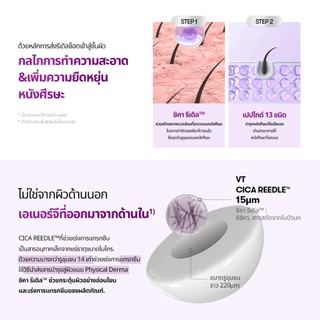 [VT] Reedle Shot Peptide Hair Boosting Scaling Shampoo 500ml CICA REEDLE X Peptide Hair Loss Care Scalp Cleanser & Exfoliaation [ห้างสรรพสินค้าอย่างเป็นทางการ]