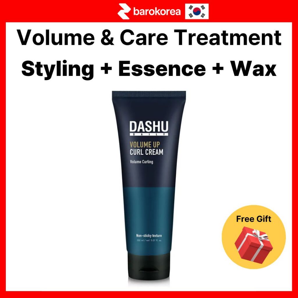 Olive young DASHU Daily Volume Up Curl Cream 150ml (Styling + Essence + Wax) Non-Sticky Volume & Car