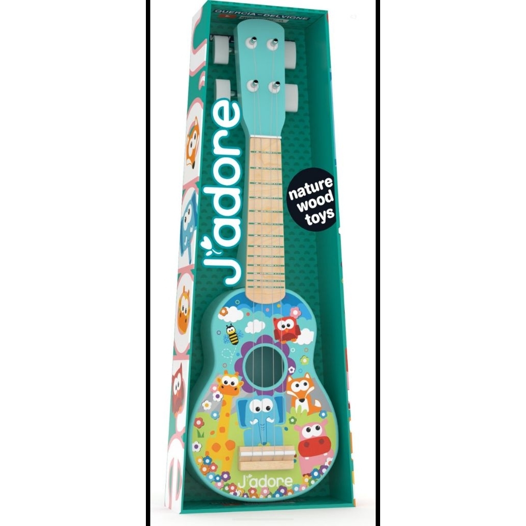 Ukelele เครื่องดนตรีไม้ โดย Jadore / AppleBear