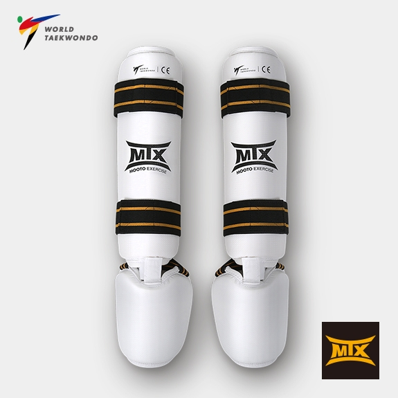 [Mooto] MTX 2 Shin & Instep Protectors Guard - สีขาว