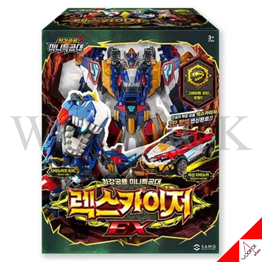 Miniforce Dinoid Warrior REX KAISER EX หุ่นยนต์หม้อแปลง 25 ซม. Rexkaiser 2026