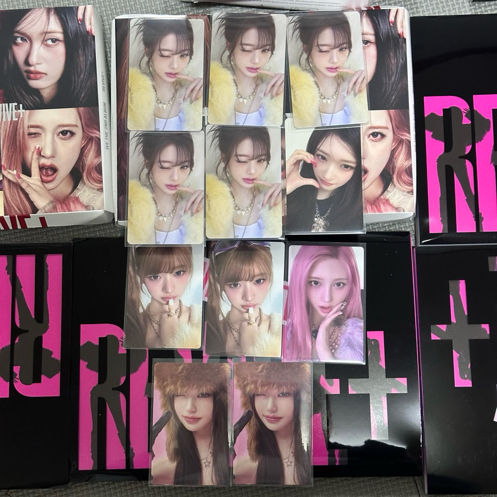 อัลบั้มใหม่ล่าสุดและการ์ด Ive Pob Wonyoung Gaeul Liz Yujin Liz Leeseo