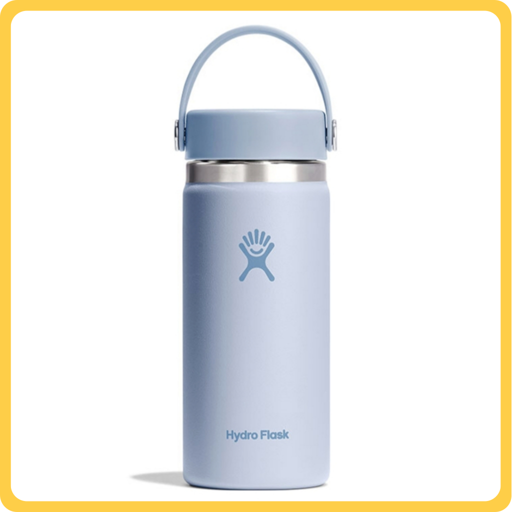 HYDRO FLASK 16oz 473ml แก้วน้ําปากกว้าง Flex Cap Double Wall สูญญากาศฉนวนสแตนเลสขวดรั่วซึม