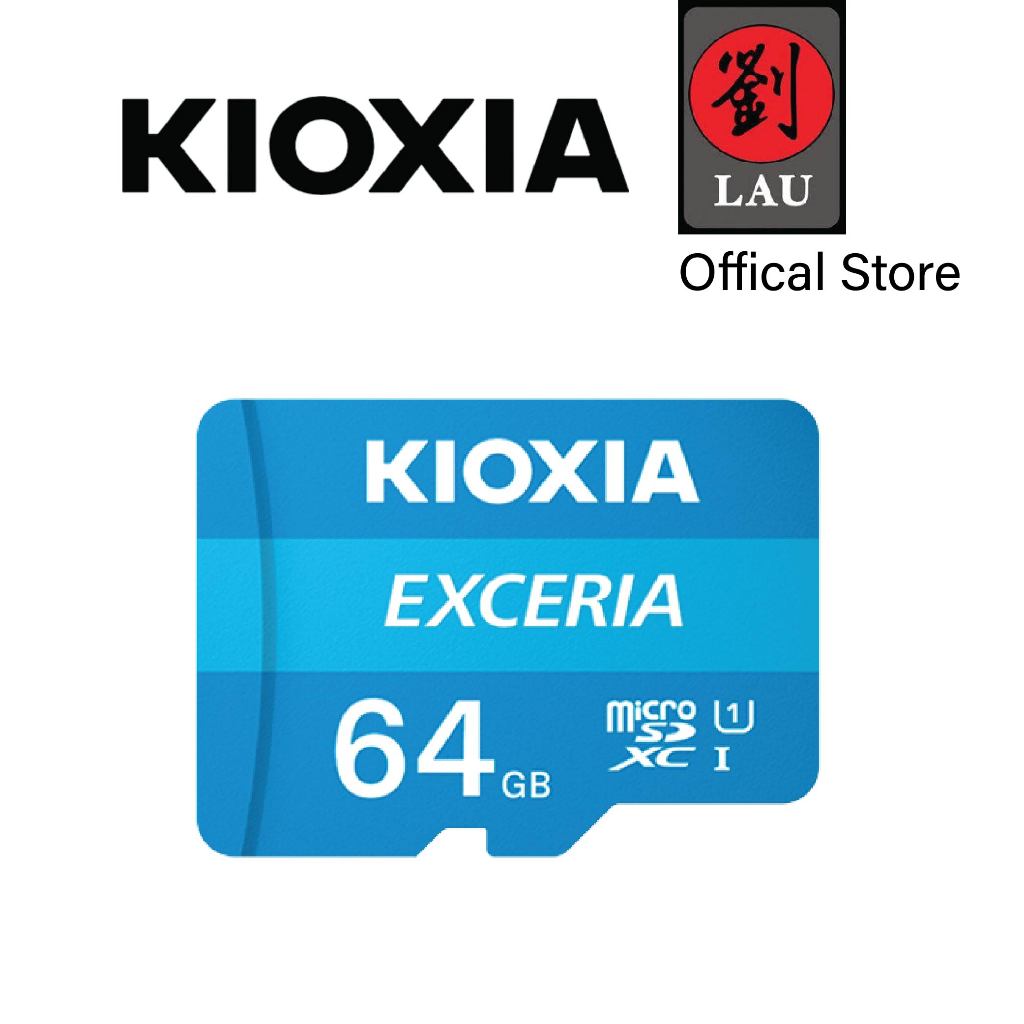 KIOXIA EXCERIA microSDXC UHS-i การ์ด SD 64GB