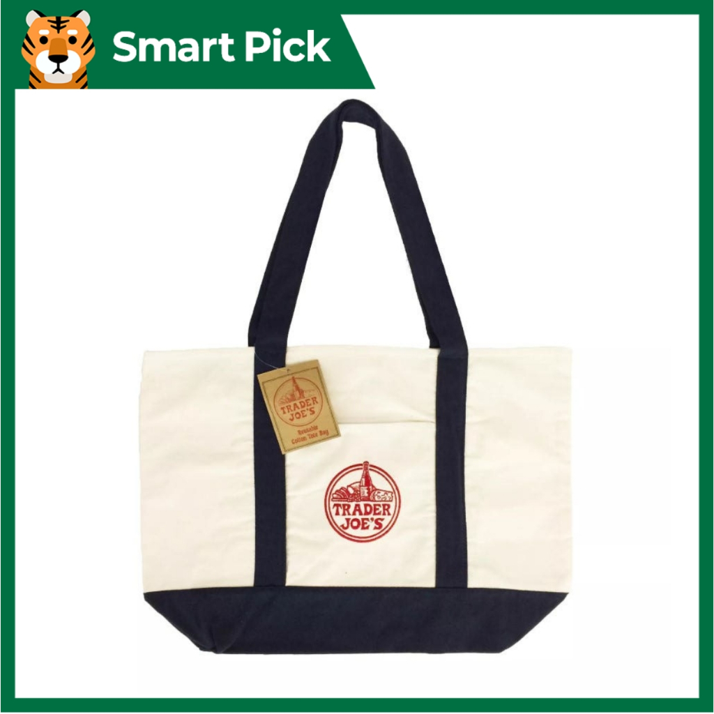 Trader Joes Classic Canvas Large Tote Bag