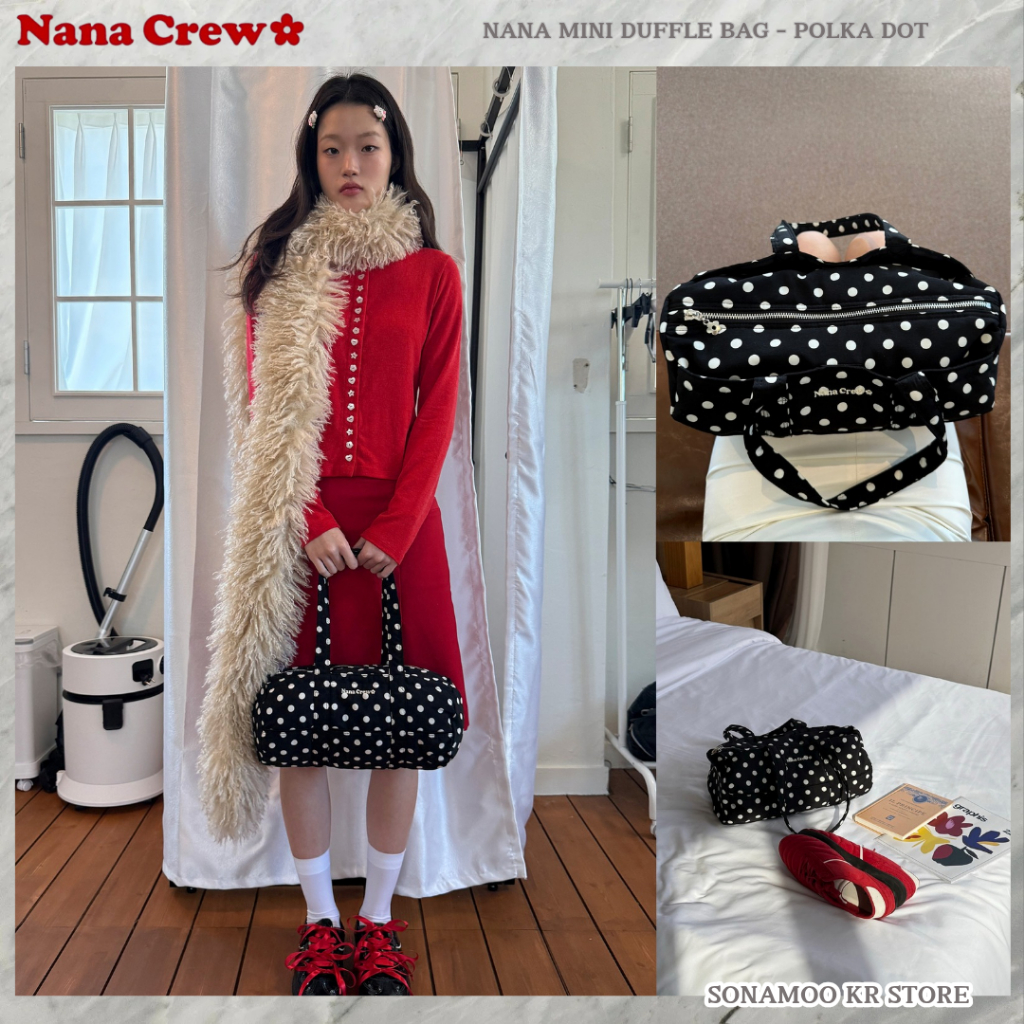 [Nana Crew] Nana Mini Duffle Bag - Palka Dot
