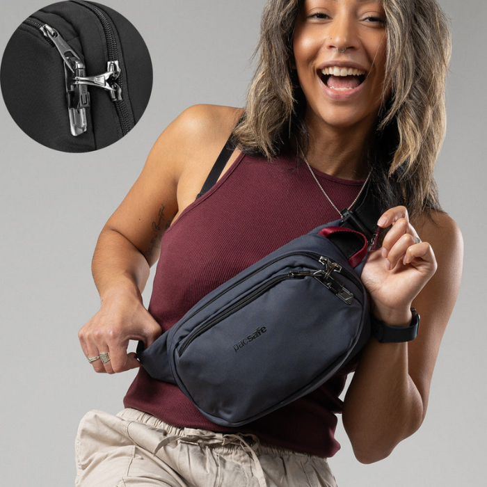 [Pacsafe] Vibe 4L Anti-Theft Sling Pack | Slash-Resistant Travel Shoulder Bag