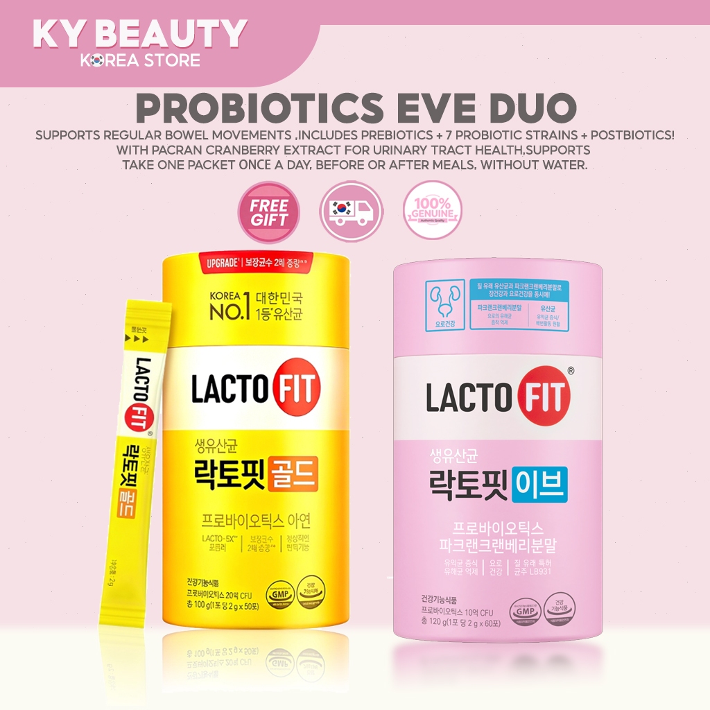 LACTO-FIT Probiotics EVE DUO(EVE+ทอง)