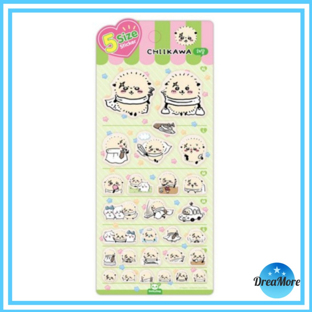 CHIIKAWA Rakko 5Size Sticker / Cute Sea Otter Deco Stickers