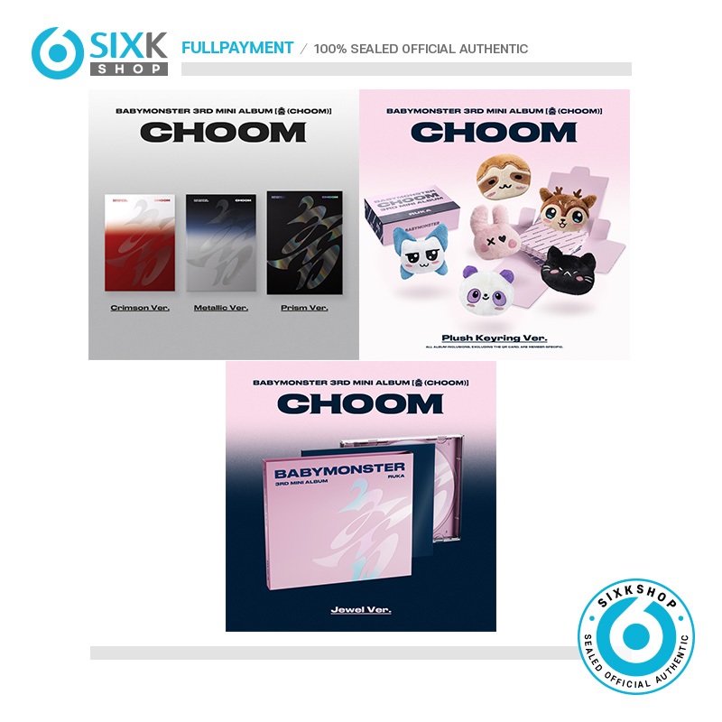 SIXKSHOP✨BABYMONSTER 3rd Mini Album [CHOOM]