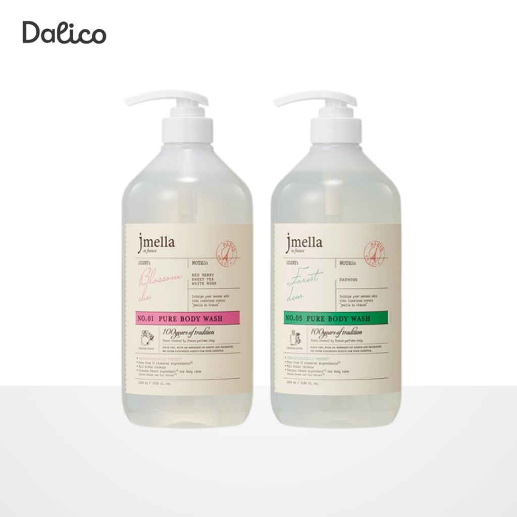 [JMELLA] Pure Perfume Body Wash 500ml / 1000ml – Blossom Chew / Forest Dew