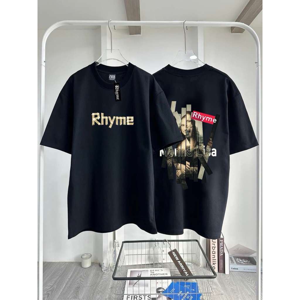 (R โมนา) เสื้อยืดแนวสตรีท มีให้เลือกหลายไซส์ ผ้าคอตตอน100%
