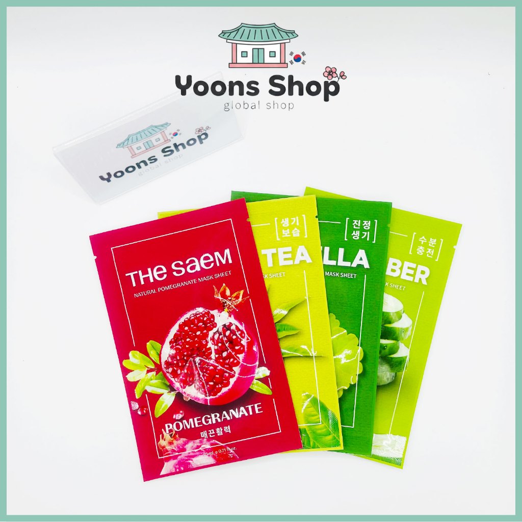 [the SAEM] NATURAL Mask Pack 14 แบบ (3p, 5p, 10p) / Olive Young Best Selling / จากเกาหลี