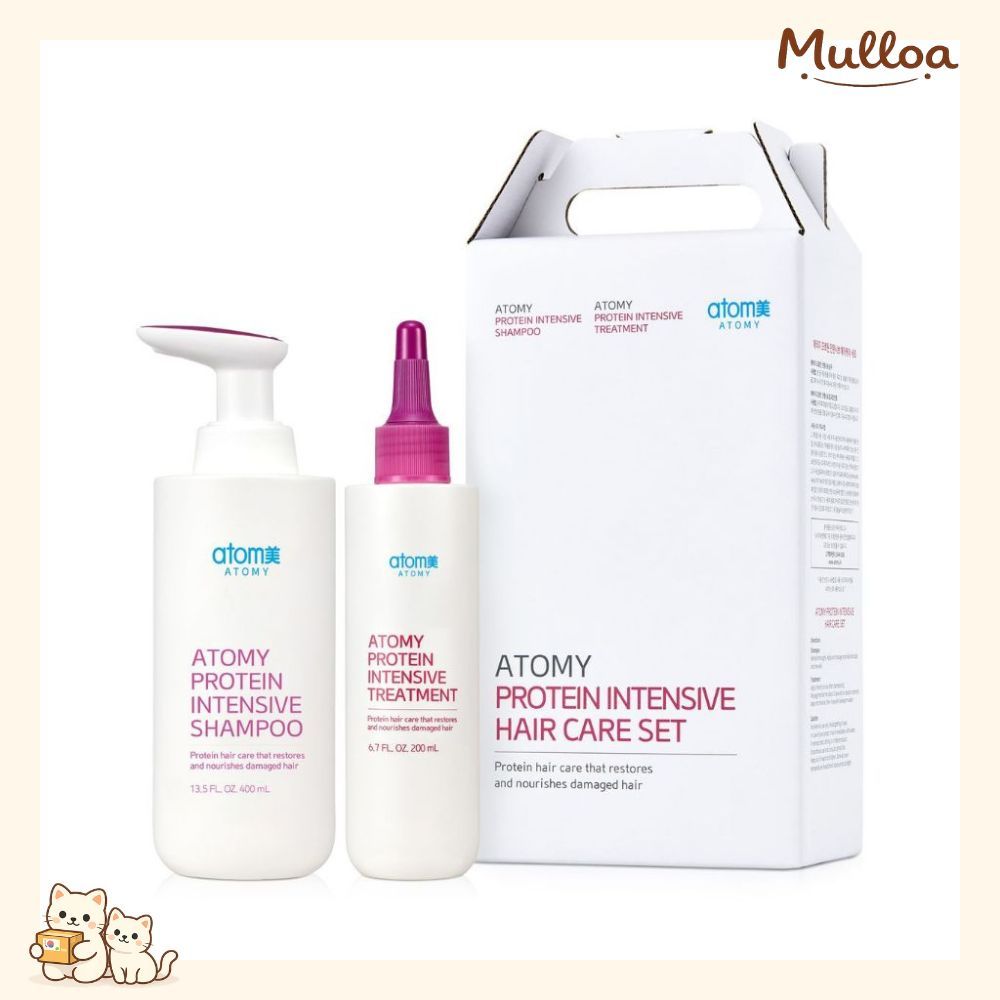 ATOMY Protein Intensive Shampoo 400mL Treatment 200mL  | แฮร์แคร์