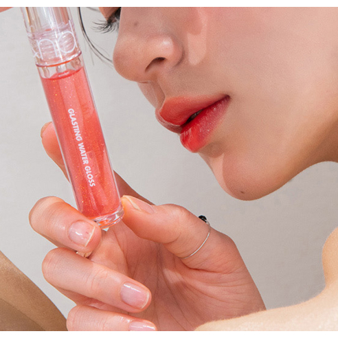 [rom&nd] Glasting Water Gloss 4.3g Non-Sticky Plumping Glitter Lip Gloss K-Beauty