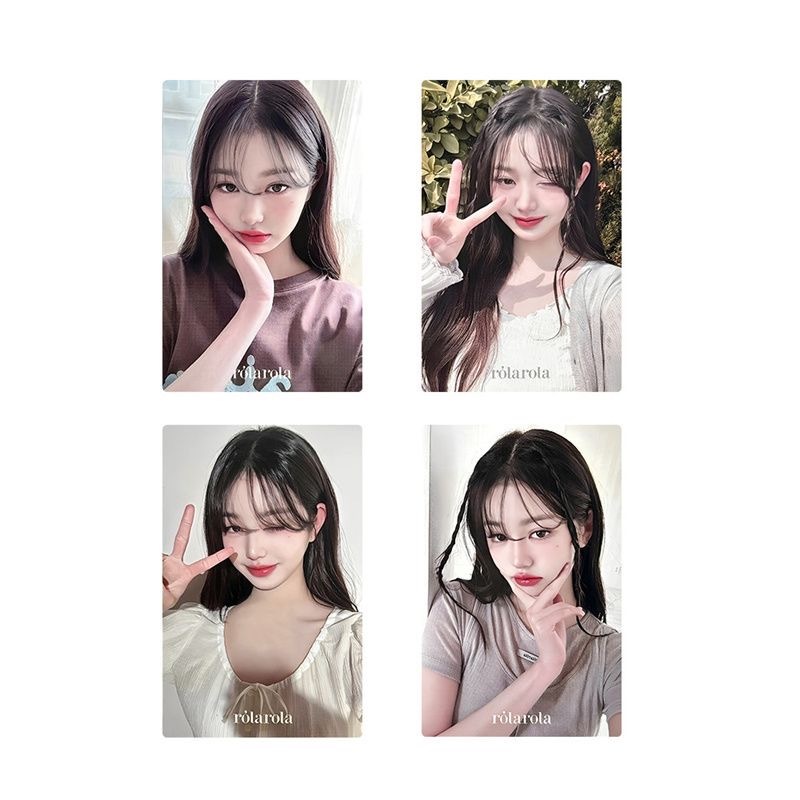 IVE Jang Wonyoung x ROLAROLA 5.0 endorsement photocard ของสะสม การ์ดแคมเปญแฟชั่นอย่างเป็นทางการพร้อม