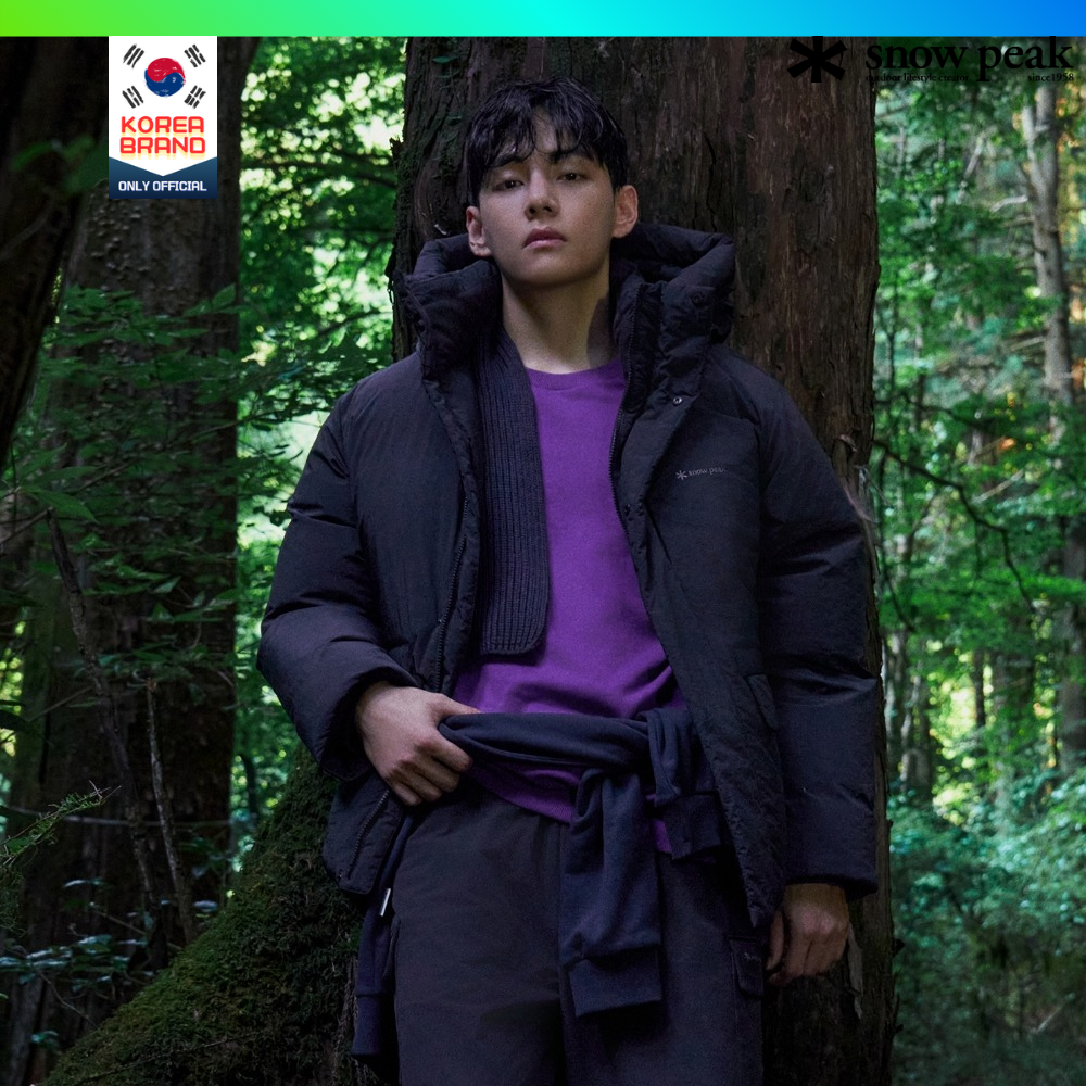 [Snow Peak] City Camper Hooded Heavy Down Jacket พรีเมี่ยมความอบอุ่น Urban Puffer S25WMG-DJ10