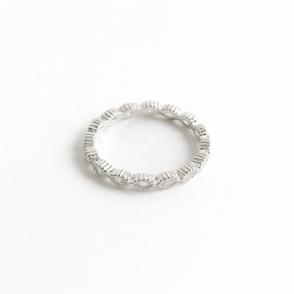 [KOREA] TOCCO_Teardrop Cubic Silver Ring