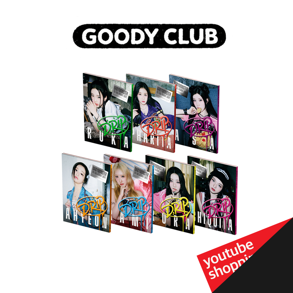 (YOUTUBE Shopping POB) BABYMONSTER - 1st FULL ALBUM [ DRIP ] YG TAG ALBUM Ver.