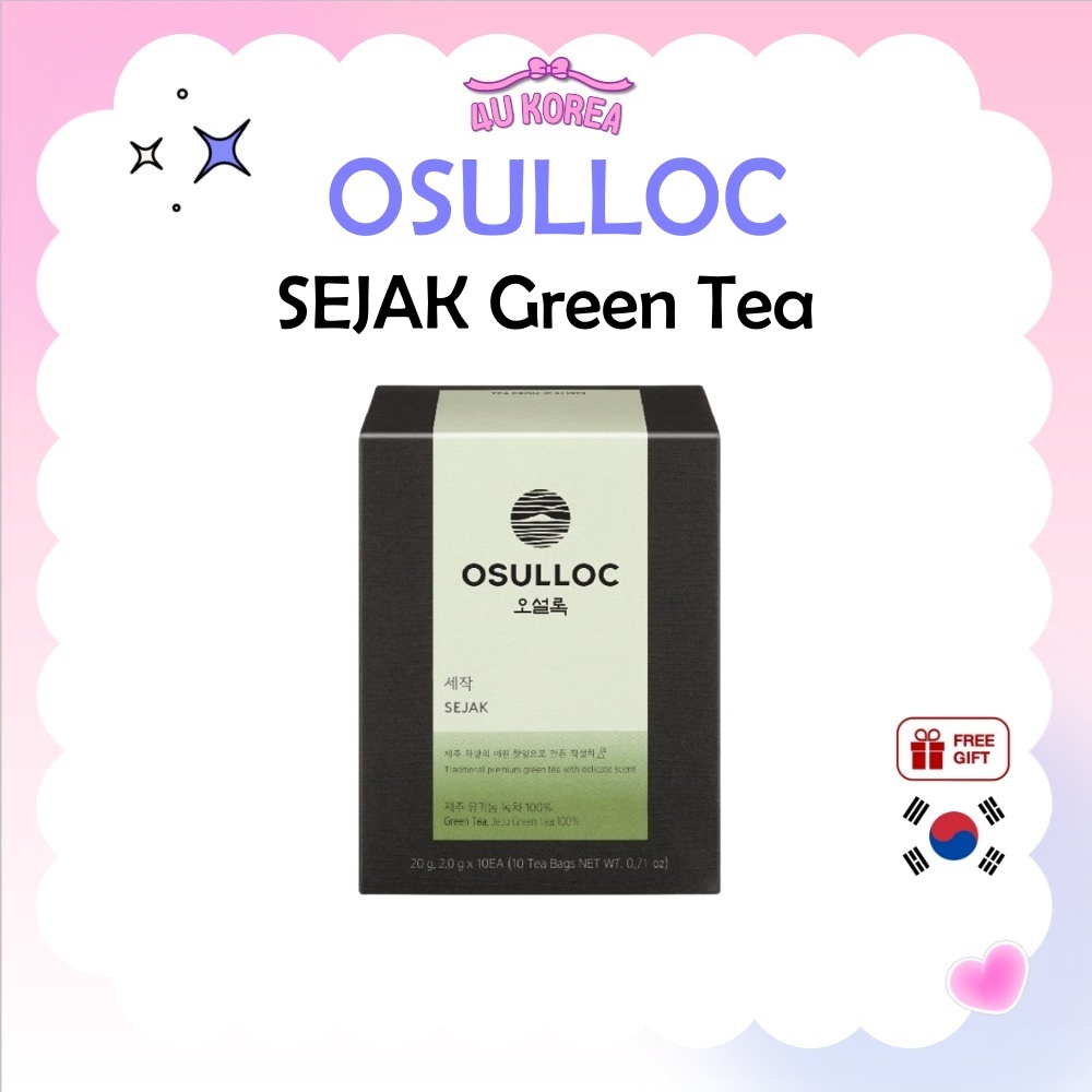 OSULLOC SEJAK Green Tea 2g * 10EA / K-FOOD