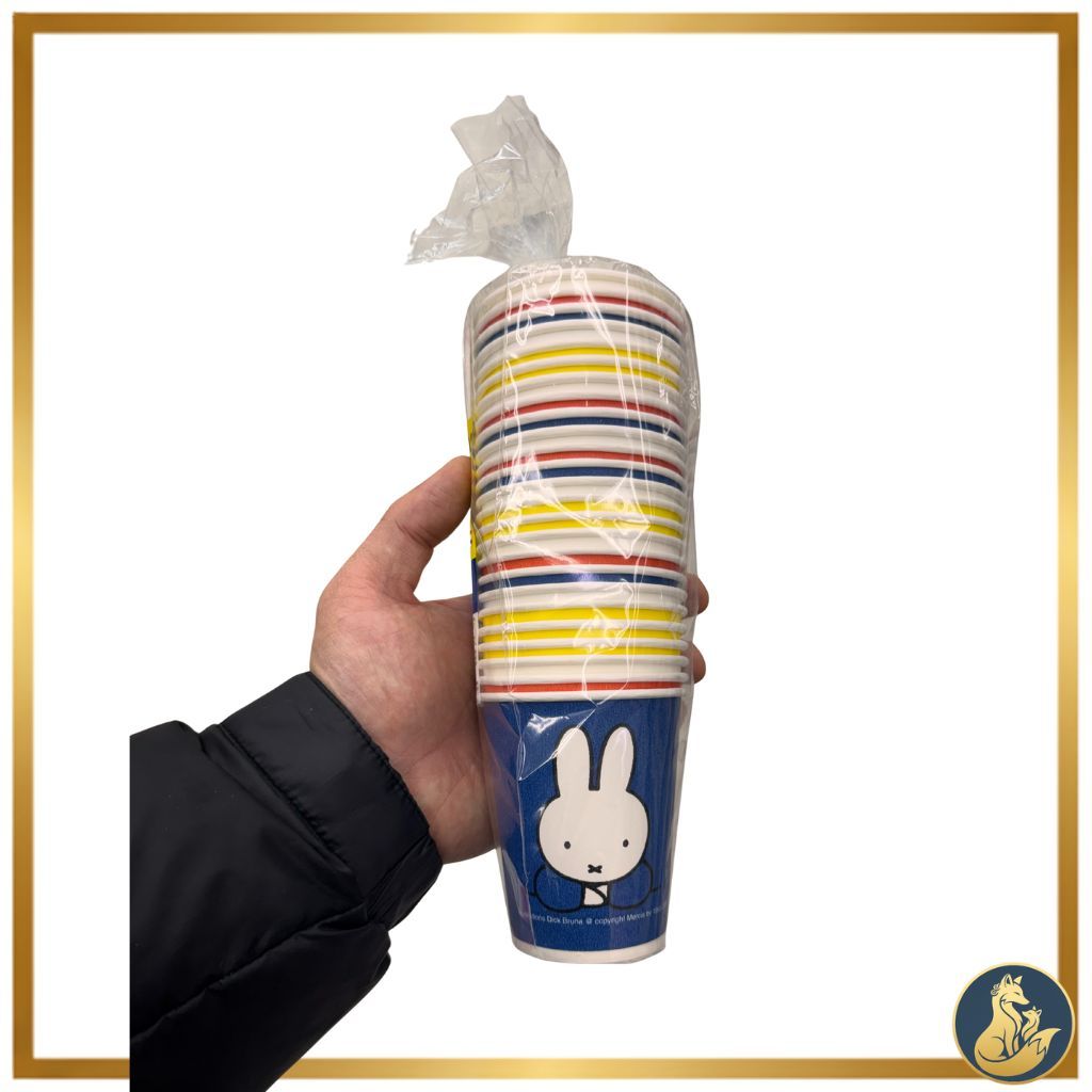 MIFFY Paper Cups 210ml (แพ็ค 25)