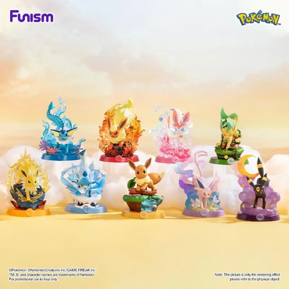 โปเกมอนผจญภัย! Eevee Series Figures Blind Box Series Blind Box Plush Blind Box Action ของเล่นรูป