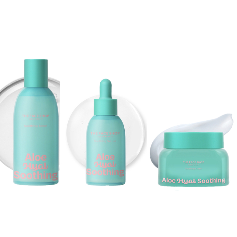 [THE FACE SHOP] Aloe Hyal Soothing Toner / Serum /Cream