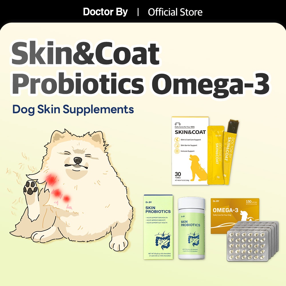 [Doctor By DOG SKIN HEALTH] อาหารเสริม Skin Heart Joint Brain Immunity Multe care Pet Dog