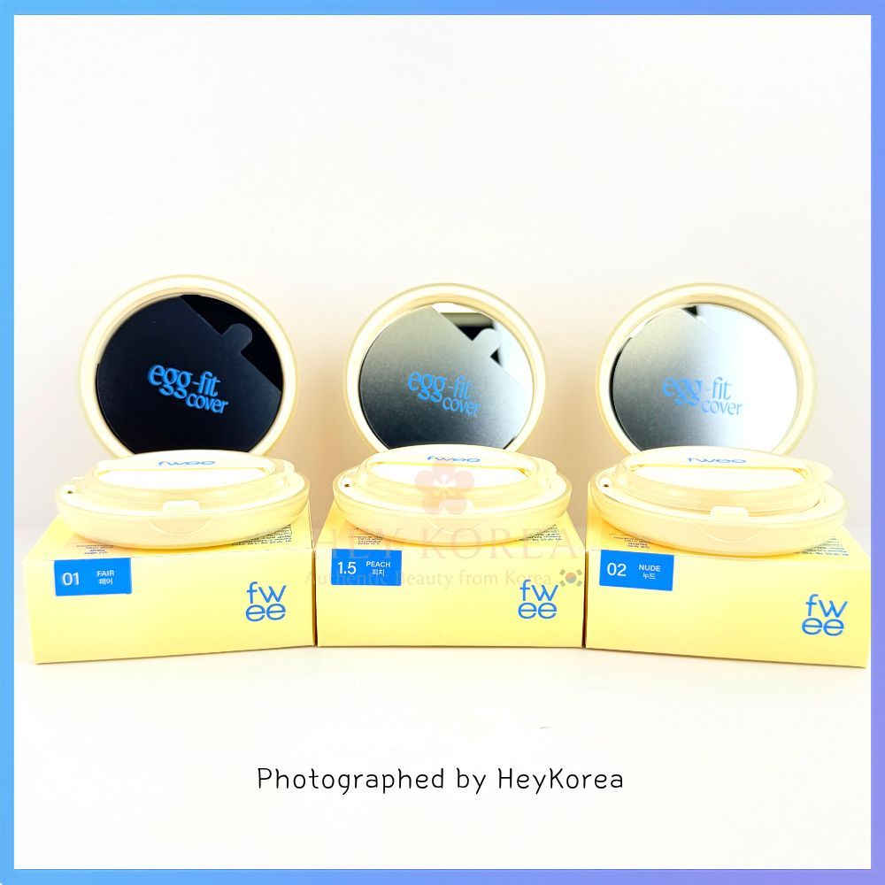 [Fwee] Egg-fit Cover Cushion (Fair / Peach / Nude)