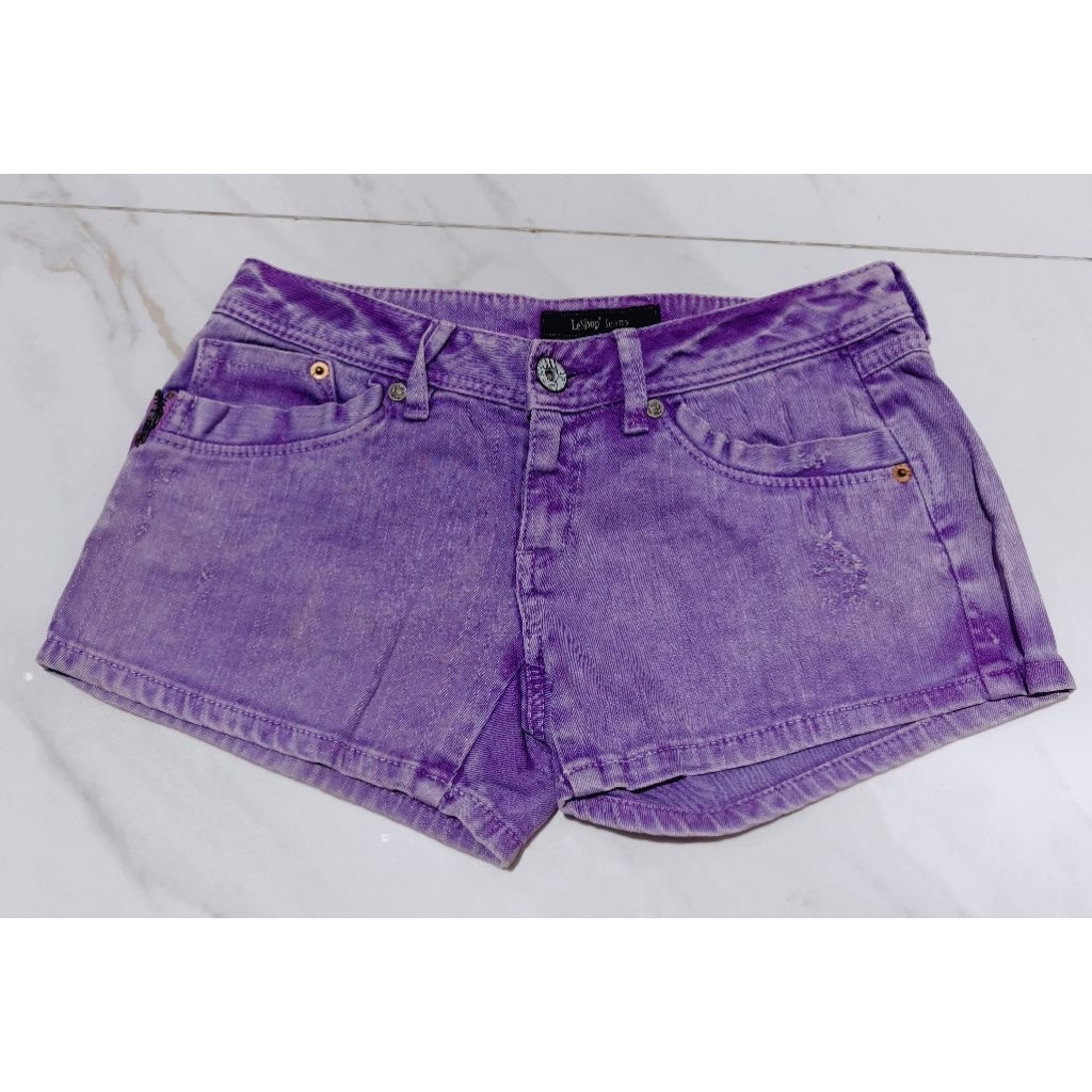UNGU PURPLE JEANS HOTPANTS S LP 72-75CM LESHOP JEANS